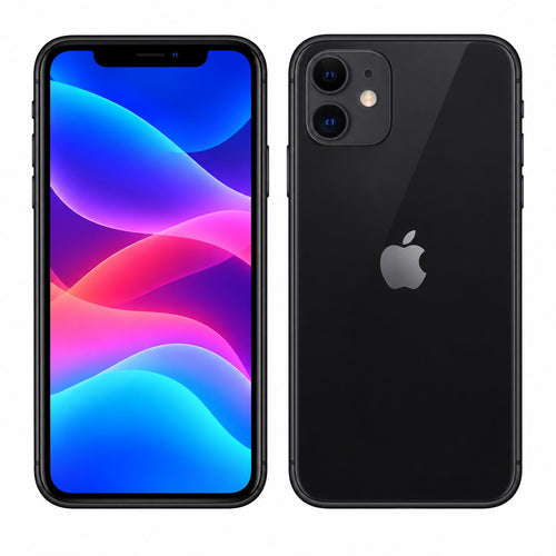 Apple iPhone 11 128GB 4G Black With FaceTime International Version Renewed