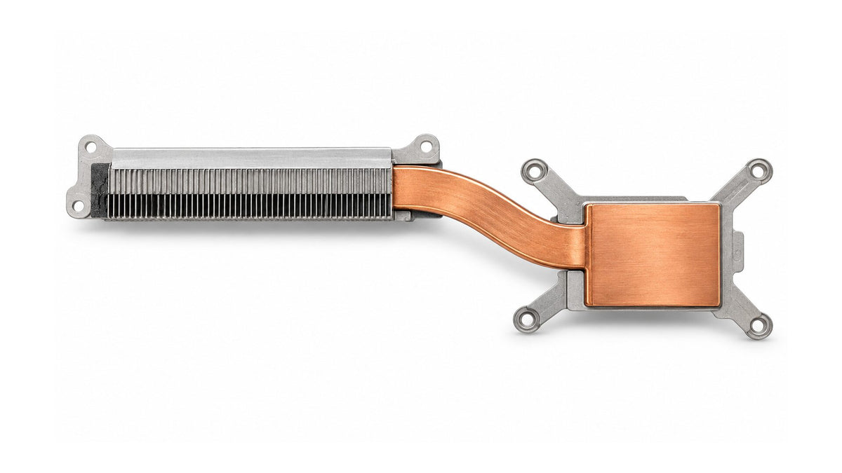 MacBook Air A1465 CPU heatsink, generated illustrative image