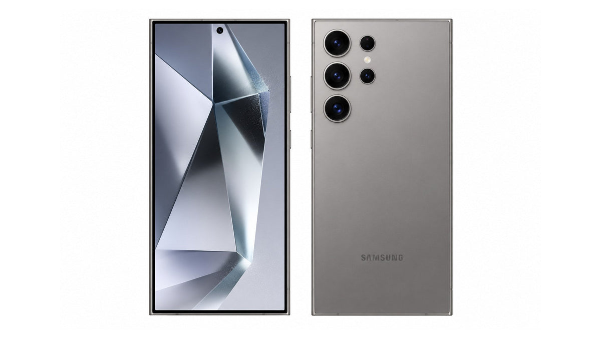 Samsung Galaxy Z Fold 6 5G Smartphone, crafted black color, front and back product image