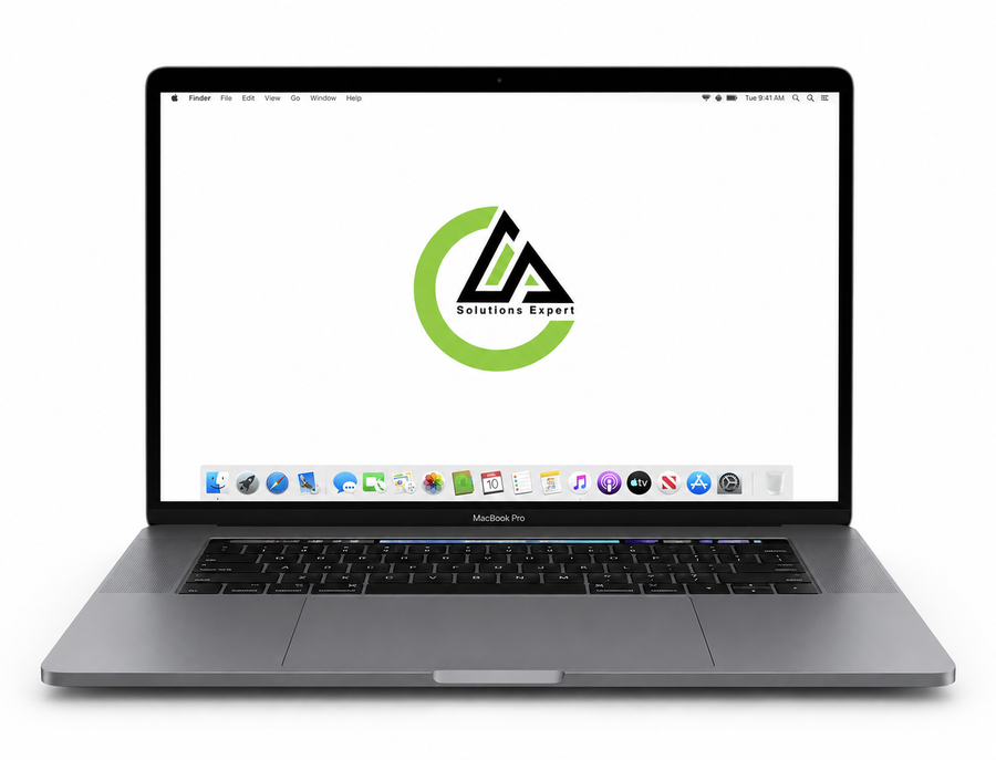 Apple MacBook Pro A2141 16-inch 2019 Space Gray Renewed Laptop Front Hero View with Retina Display | Professionally Tested | 1-Year UAE Warranty | Solutions Expert UAE