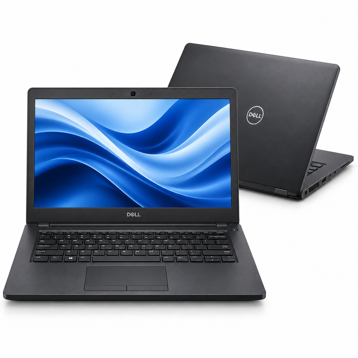 Dell Latitude 5420 renewed business laptop front and back view