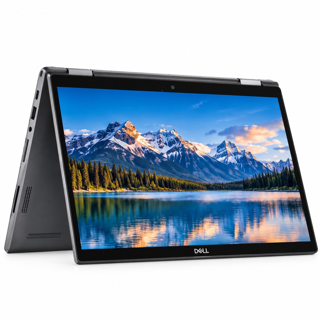 Dell Latitude 7210 2-in-1 Detachable 12.3-inch renewed business laptop folded view