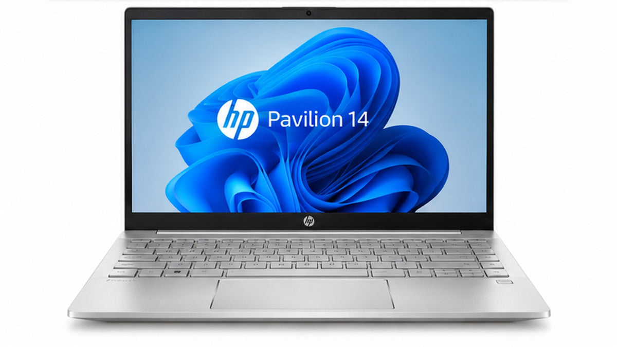 HP Pavilion 14 front view renewed laptop