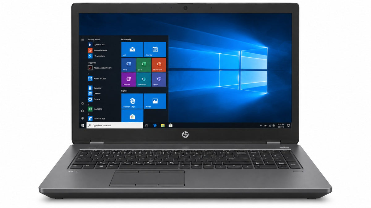 HP ZBook 15 G5 front view renewed mobile workstation