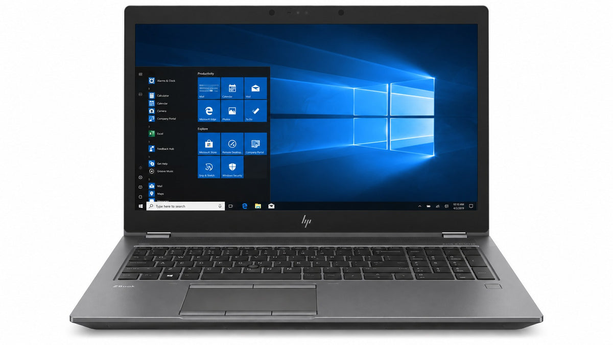 HP ZBook 15 G6 front view renewed mobile workstation