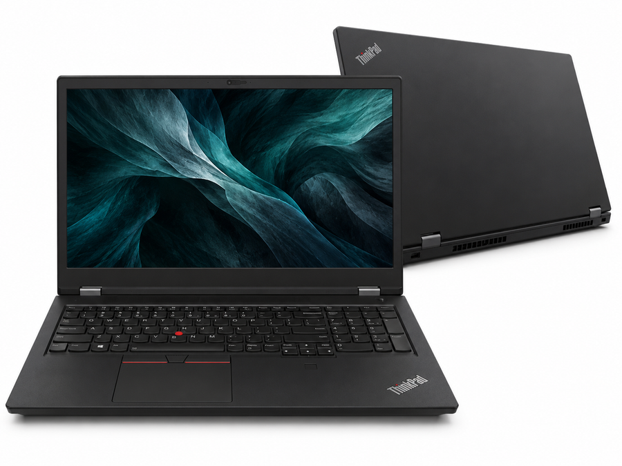 Lenovo ThinkPad P15 Gen 1 renewed workstation front and back view