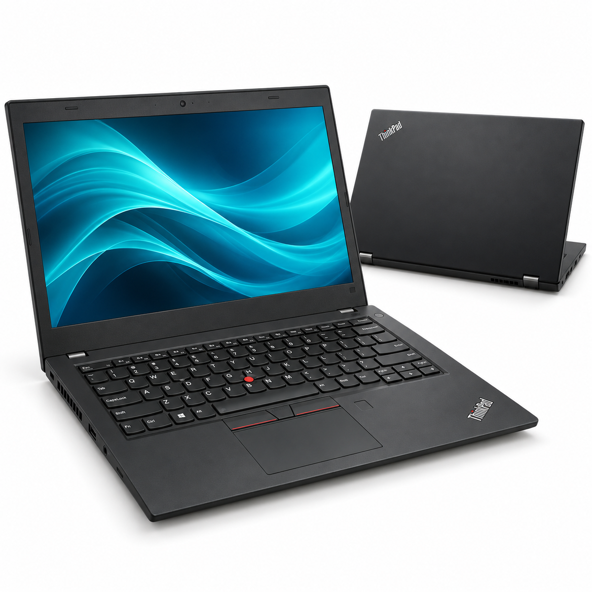Lenovo ThinkPad T460 renewed laptop front and back view