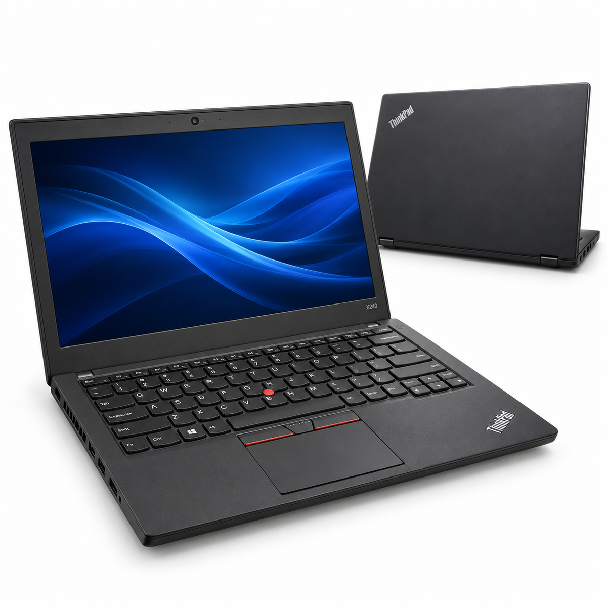 Lenovo ThinkPad X240 renewed laptop front and back view